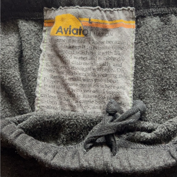 Aviator Nation L Sweatpants Black // Tiger Stripe - Picture 3 of 10